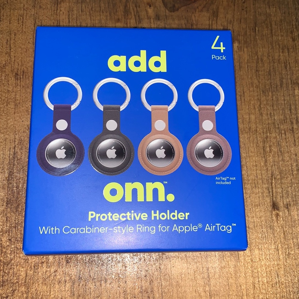 Vegan Leather Apple AirTag Holder